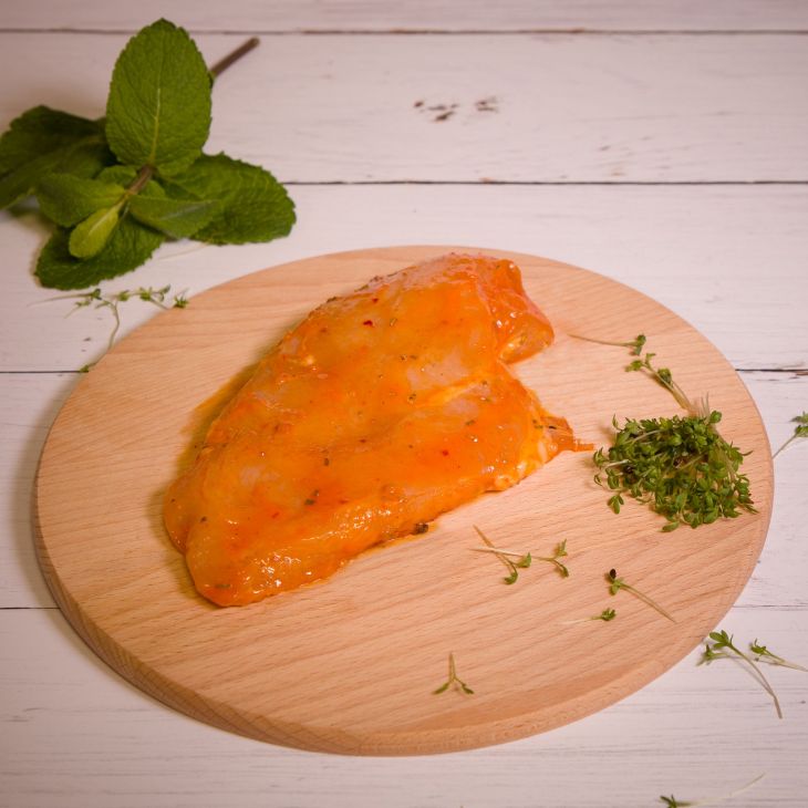 Hähnchenbrustfilet in Orangenmariande
